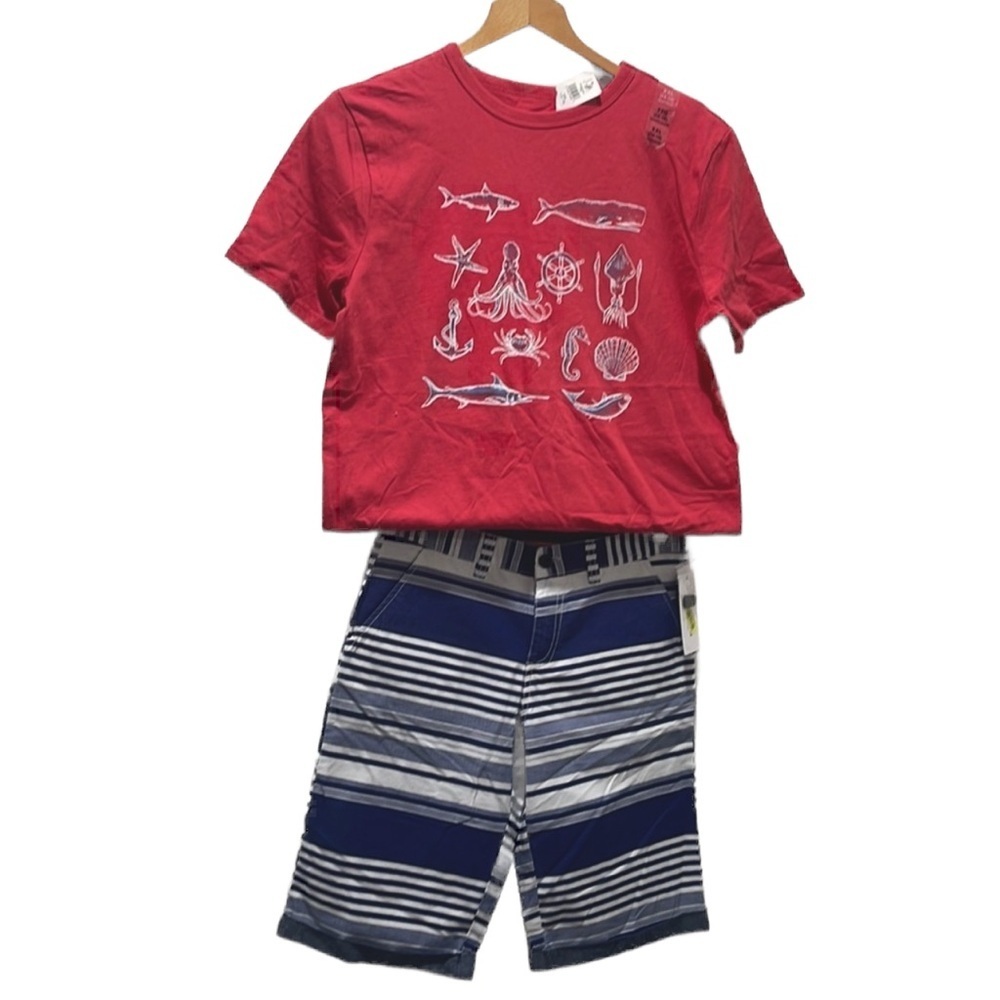 GUESS & GAP kids boys set NWT size 14 Red and blue colors..